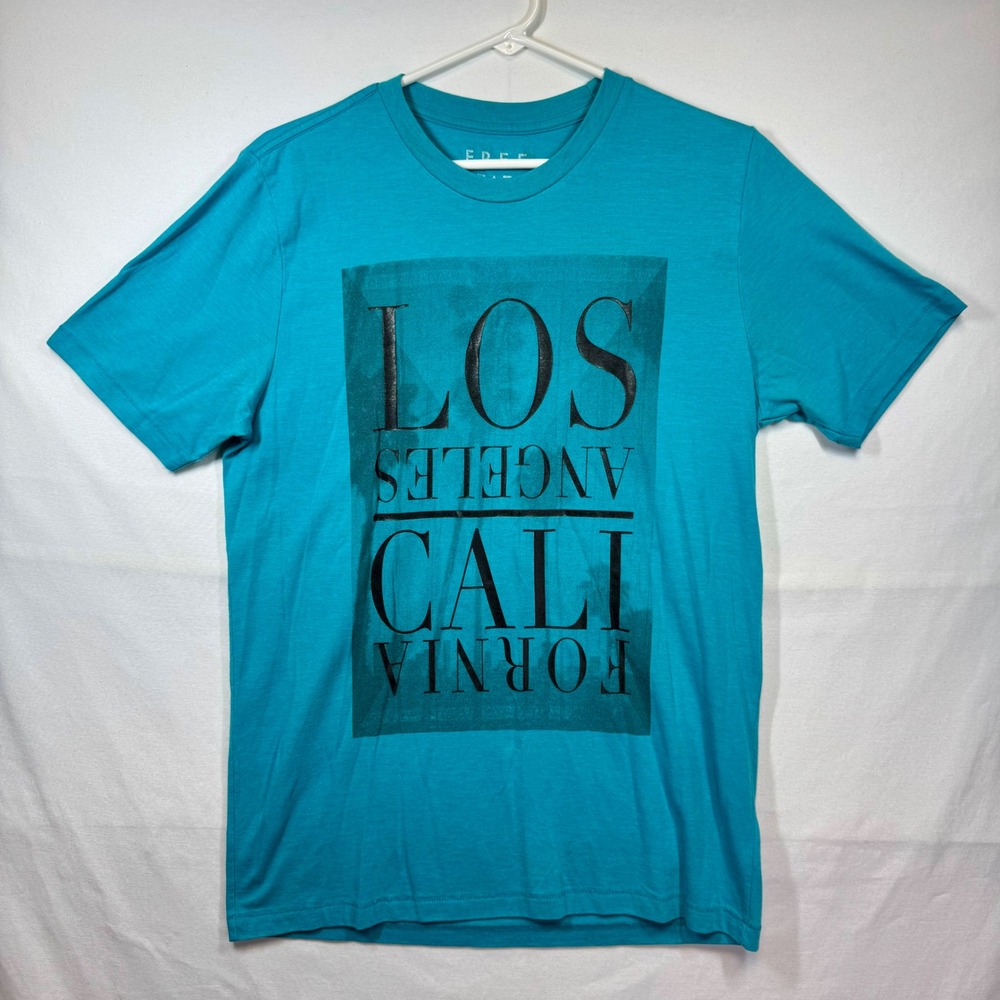 Free‎ State Los Angeles Cali Graphic Tee Short Sleeve Casual Mens Sz Medium